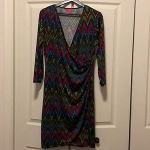 Sunny Leigh Faux wrap Dress